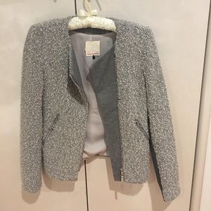 Rebecca Taylor Gray Blazer Size 0
